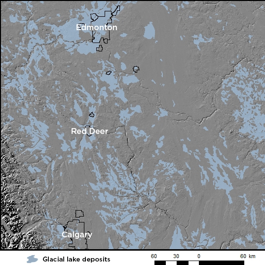 Reconstructed Glacial Lakes | Alberta Geological Survey